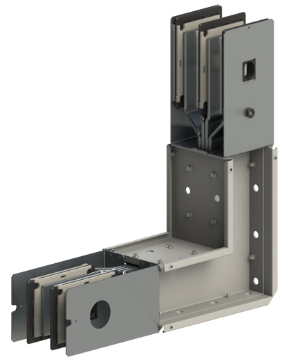 Секция угловая вертикальная ШМА 5.10.2500.38