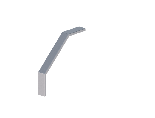 Крышка лотка монтажного углового 90 вниз  ЛР90Н.50.15.356.1,2.1