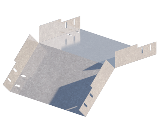 Лоток монтажный угловой 45 вниз ЛУ45Н.400.100.347.2.4