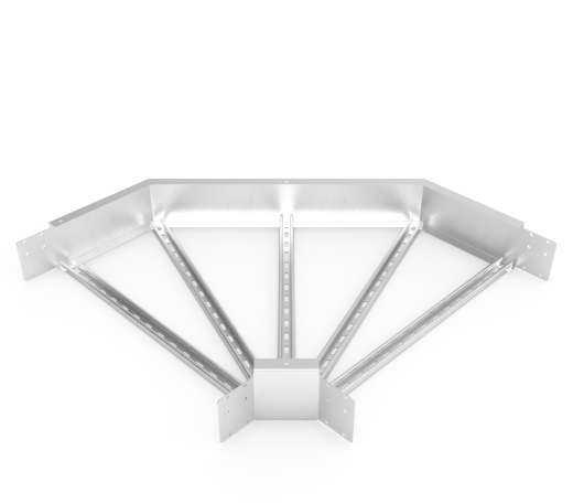 Кабельрост угловой  с R=100 мм 90 горизонтальный РУ190Г.900.150.100.2.2