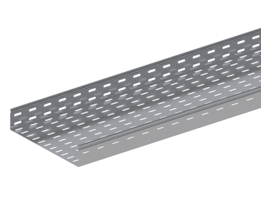 Лоток монтажный прямой перфорированный замковый ЛППЗ.300.50.3000.1,2.1