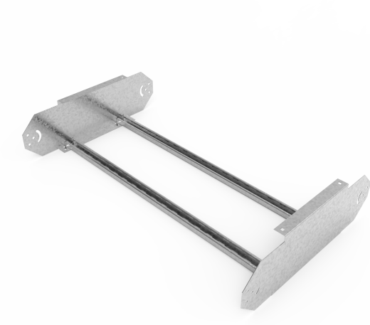 Кабельрост угловой  с R=100 мм шарнирный  РУ1Ш.1000.200.100.2.1