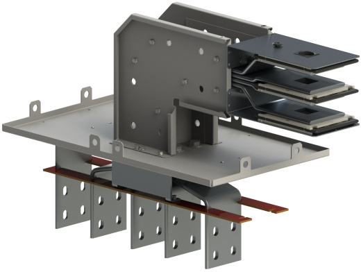 Секция присоединительная к шкафу угловая горизонтальная ШМА 5.10.2000.52