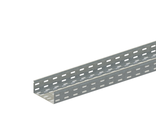 Лоток монтажный прямой перфорированный замковый ЛППЗ.150.50.2000.0,55.2