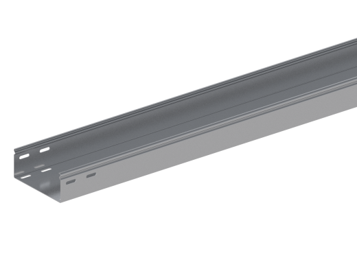 Лоток монтажный прямой неперфорированный замковый ЛПНЗ.150.150.2000.1,2.1