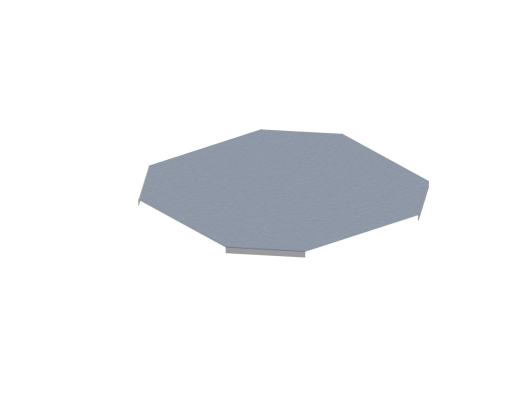 Крышка лотка монтажного углового крестообразного ЛРК.300.15.553.1,5.1