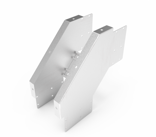 Кабельрост угловой  с R=100 мм 90 вниз РУ190Н.300.200.100.2.1