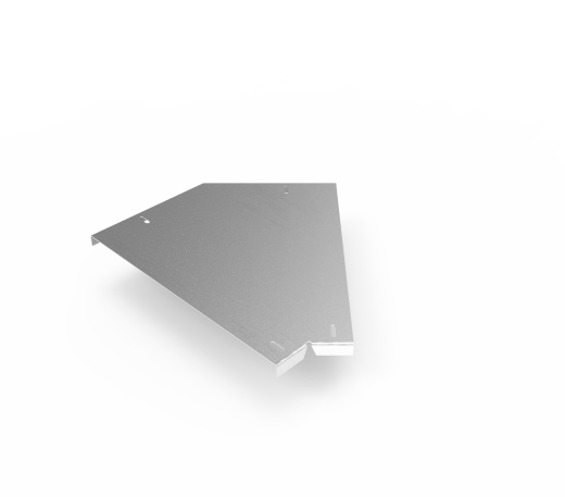 Крышка кабельроста углового с R=100 мм 45 горизонтальный РК145Г.500.20.100.2.2