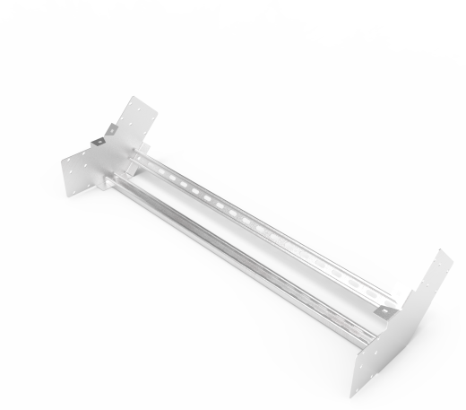 Кабельрост угловой  с R=100 мм 45 вверх РУ145В.1000.150.100.2.2