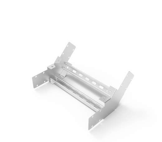 Кабельрост угловой  с R=100 мм 45 вверх РУ145В.400.100.100.2.2