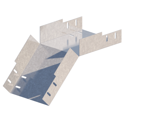 Лоток монтажный угловой 45 вниз ЛУ45Н.200.50.382.0,7.4