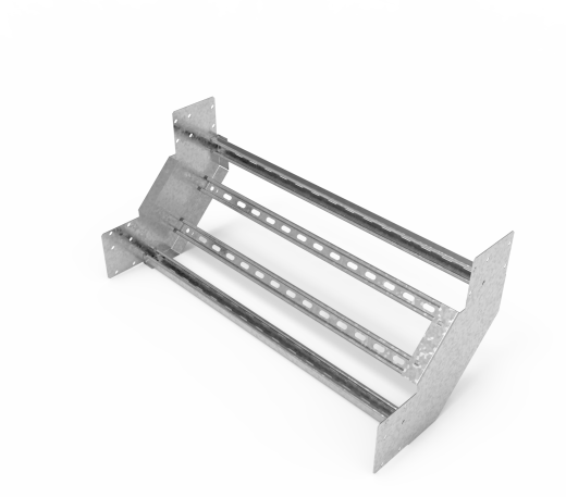 Кабельрост угловой  с R=100 мм 90 вверх РУ190В.900.150.100.1,5.1