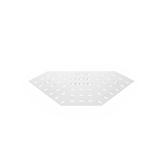 Дно кабельроста углового с R=100 мм 90 горизонтальный РД190Г.500.0.100.1,5.2
