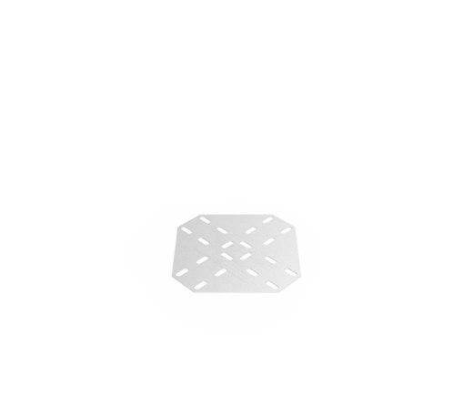 Дно кабельроста углового с R=100 мм крестообразный горизонтальный РД1КГ.200.0.100.2.2