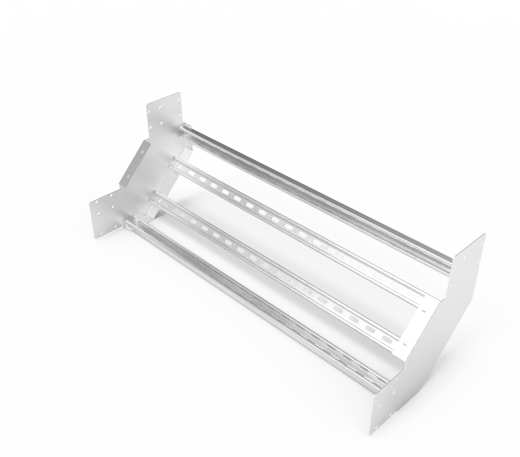 Кабельрост угловой  с R=100 мм 90 вверх РУ190В.1000.150.100.1,5.2