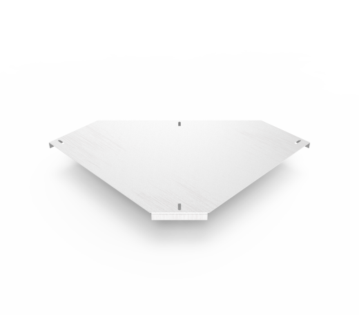 Крышка кабельроста углового с R=100 мм 90 горизонтальный РК190Г.400.20.100.2.2