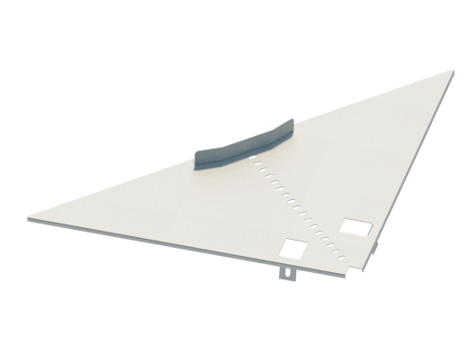 Лоток угловой НЛ-У95 У3 (s=1,5 мм)