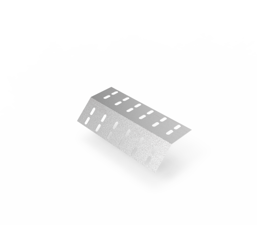 Дно кабельроста углового с R=100 мм 45 вниз РД145Н.400.0.100.2.2