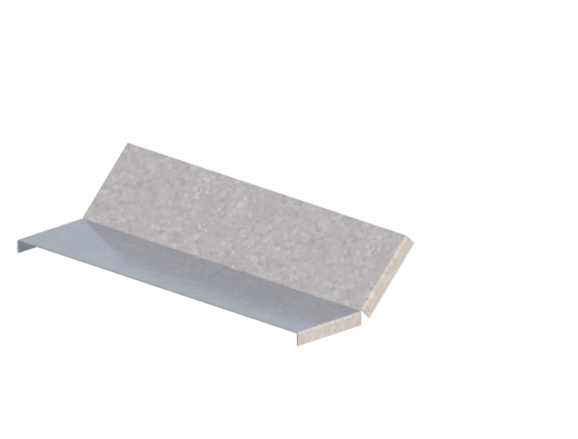 Крышка лотка монтажного углового 45 вверх ЛР45В.600.15.169.1,5.4