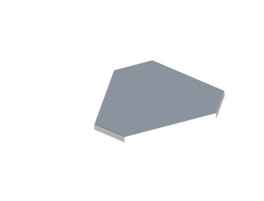 Крышка лотка монтажного углового 90 горизонтального ЛР90Г.300.15.604.1,2.1