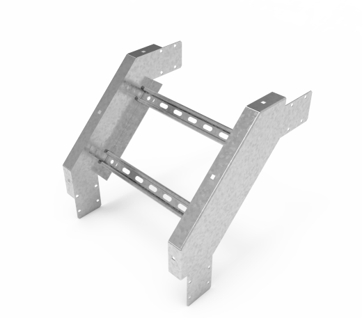 Кабельрост угловой  с R=100 мм 90 вниз РУ190Н.500.100.100.2,5.1