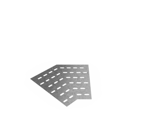 Дно кабельроста углового с R=100 мм 45 горизонтальный РД145Г.400.0.100.2,5.1