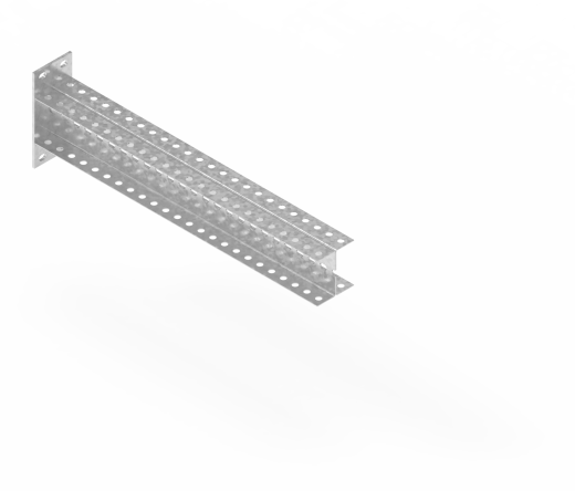 Консоль П-образная усиленная БКПУ.85.80.500.1,5.1