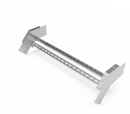 Кабельрост угловой  с R=100 мм 45 вниз РУ145Н.1000.150.100.2.1