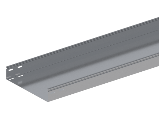 Лоток монтажный прямой неперфорированный замковый ЛПНЗ.300.65.3000.1,2.1
