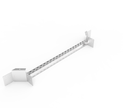 Кабельрост угловой  с R=100 мм ответвительный горизонтальный РУ1ОГ.1000.150.100.2.2