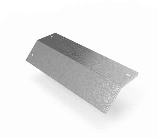 Крышка кабельроста углового с R=100 мм 45 вниз РК145Н.700.20.100.2,5.1