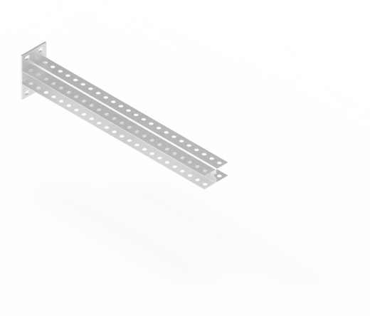 Консоль П-образная усиленная БКПУ.40.80.500.2.2