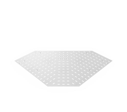 Дно кабельроста углового с R=100 мм 90 горизонтальный РД190Г.900.0.100.1,5.2