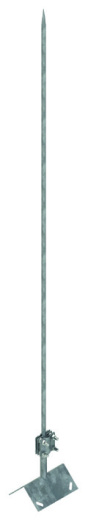 Мачта серии 40 на конструкции прямой конек шириной  150 мм, высотой 113 мм, длиной 1000 мм, толщиной (диаметром) 12 мм нержавеющая сталь ЗМКП.150.113.1000.12.6