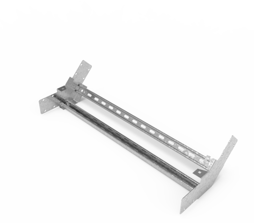 Кабельрост угловой  с R=100 мм 45 вверх РУ145В.900.100.100.2.1