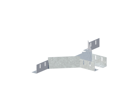 Лоток монтажный угловой ответвительный ЛУОГ.100.65.551.1,5.4