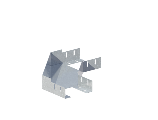 Лоток монтажный угловой 90 горизонтальный ЛУ90Г.150.150.378.1.4
