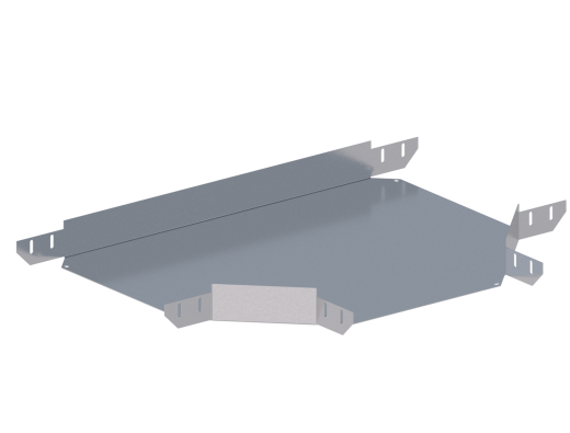 Лоток монтажный угловой тройниковый горизонтальный ЛУТГ.400.65.853.2.1