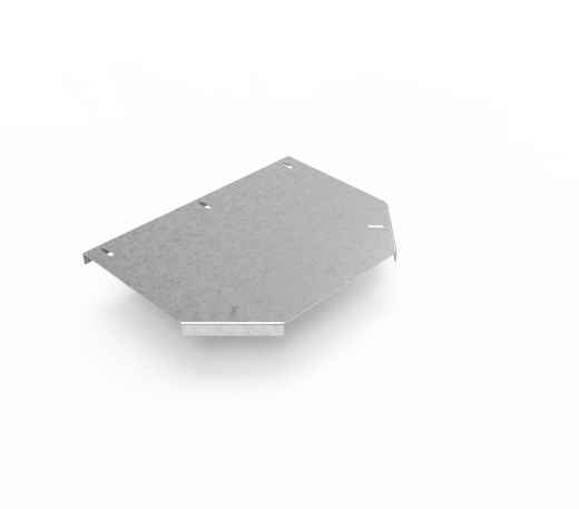 Крышка кабельроста углового с R=100 мм тройниковый горизонтальный РК1ТГ.300.20.100.2,5.1