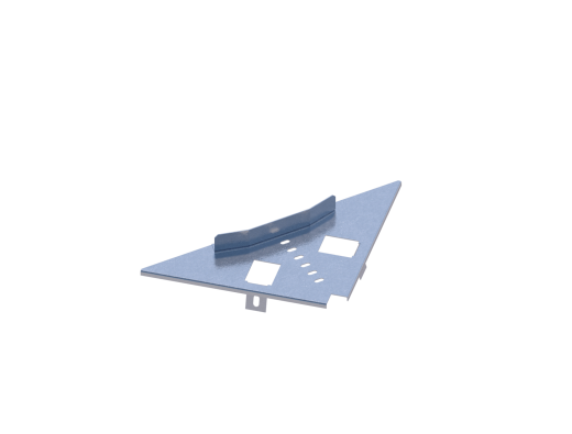 Лоток угловой НЛ-У45ц УТ1,5 (s=1,5 мм)