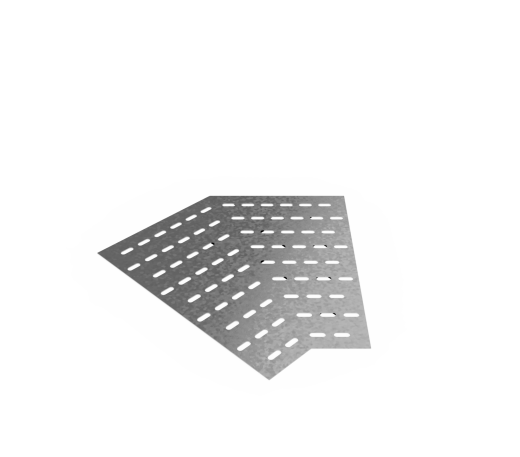 Дно кабельроста углового с R=100 мм 45 горизонтальный РД145Г.700.0.100.2,5.1