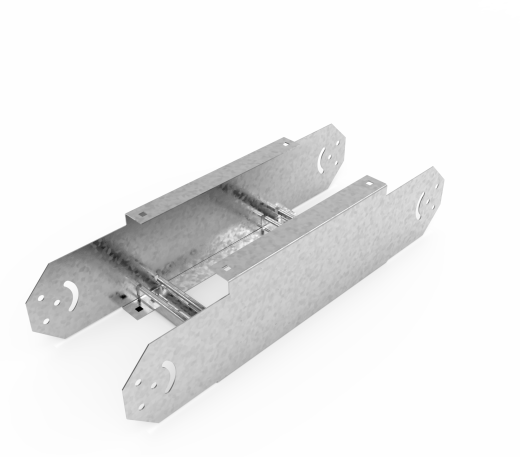 Кабельрост угловой  с R=100 мм шарнирный  РУ1Ш.200.150.100.2.1