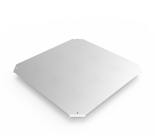 Крышка кабельроста углового с R=100 мм крестообразный горизонтальный РК1КГ.800.20.100.2.2