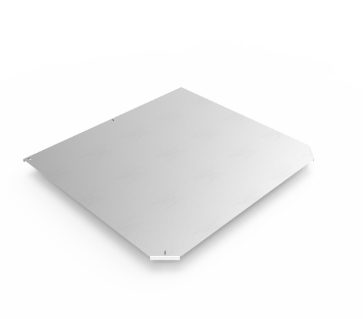 Крышка кабельроста углового с R=100 мм тройниковый горизонтальный РК1ТГ.1000.20.100.2.2