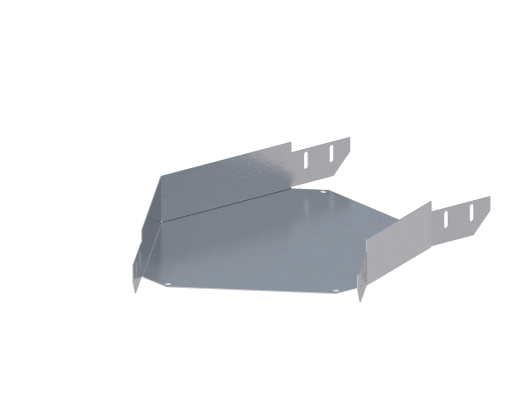Лоток монтажный угловой 45 горизонтальный ЛУ45Г.300.65.548.1.1