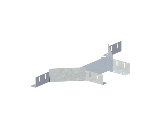 Лоток монтажный угловой ответвительный ЛУОГ.200.50.651.1,2.6
