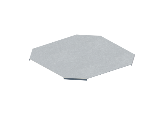 Крышка лотка монтажного углового крестообразного ЛРК.600.15.653.2.6