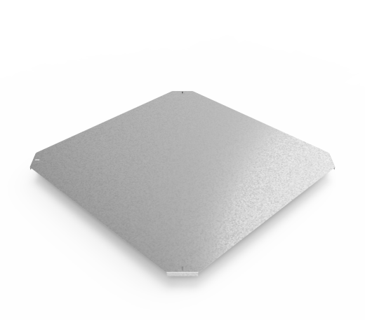 Крышка кабельроста углового с R=100 мм крестообразный горизонтальный РК1КГ.1000.20.100.2.1