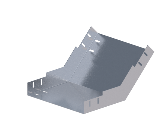 Лоток монтажный угловой 45 вверх ЛУ45В.300.50.366.2.1