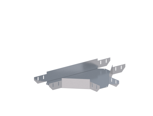 Лоток монтажный угловой тройниковый горизонтальный ЛУТГ.150.150.603.1.1